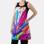 Farbige flüssige Paint Splashes Schürze (InSitu)