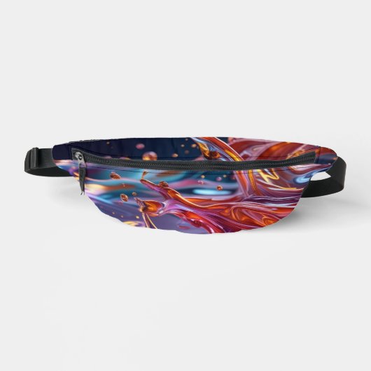 Farbige Flüssigkeiten spritzen Bauchtasche (Vorderseite)