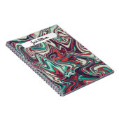 Farbige Flüssigkeits- und Flüssigkeits-Spiralplatt Notizblock (Rechte Seite)