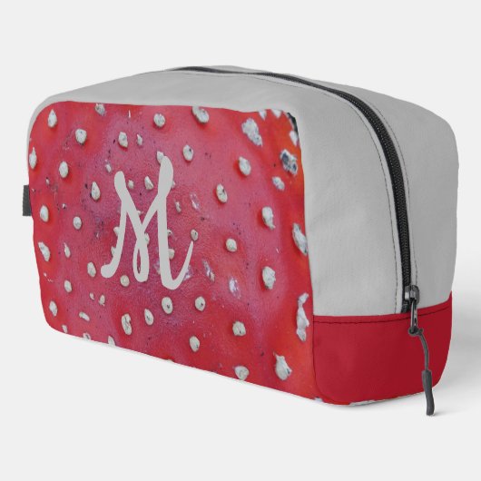 Farbige Fly Amantis Cust. Monogramm Toilettenbeute Waschbeutel (Rechte Ecke)