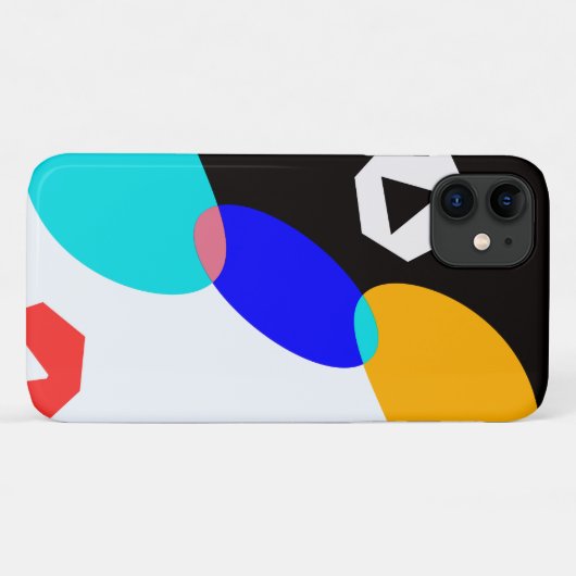 Farbige Formen Case-Mate iPhone Hülle (Rückseite (Horizontal))