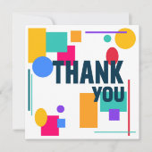 Farbige Formen dank Karte (Vorderseite)