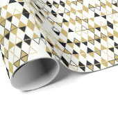 Farbige Formen, geometrisch abstraktes Muster Geschenkpapier (Rolleneckpunkt)