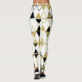 Farbige Formen, geometrisch abstraktes Muster Leggings (Rückseite)