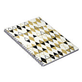 Farbige Formen, geometrisch abstraktes Muster Notizblock (Rechte Seite)