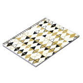 Farbige Formen, geometrisch abstraktes Muster Notizblock (Linke Seite)