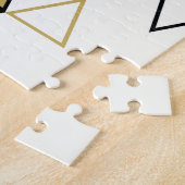 Farbige Formen, geometrisch abstraktes Muster Puzzle (Seite)