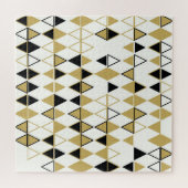 Farbige Formen, geometrisch abstraktes Muster Puzzle (Horizontal)