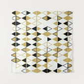 Farbige Formen, geometrisch abstraktes Muster Wandteppich (Vorderseite (Horizontal))