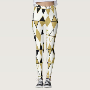 Farbige Formen, geometrisches abstraktes Muster Leggings