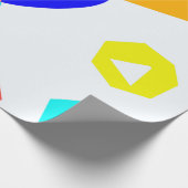 Farbige Formen Geschenkpapier (Ecke)