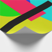 Farbige Formen Geschenkpapier (Ecke)