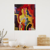 Farbige Formen (III) von August Macke Poster (Küche)