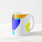 Farbige Formen Kaffeetasse (VorderseiteRechts)