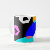 Farbige Formen Kaffeetasse (Vorderseite Links)