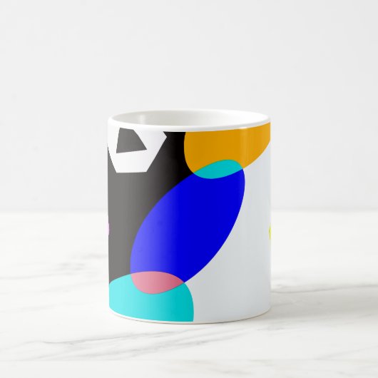 Farbige Formen Kaffeetasse (Mittel)