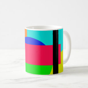 Farbige Formen Kaffeetasse