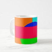 Farbige Formen Kaffeetasse (Vorderseite Links)