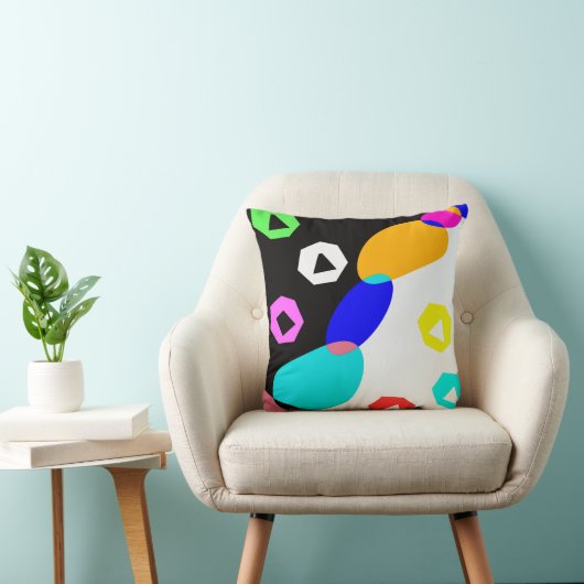 Farbige Formen Kissen (Stuhl )