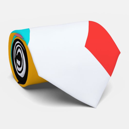 Farbige Formen Krawatte (Gerollt)