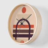 Farbige Formen künstlerische Zusammensetzung Uhr (Winkel)