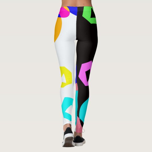 Farbige Formen Leggings (Rückseite)