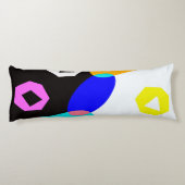 Farbige Formen Seitenschläferkissen (Rückseite)