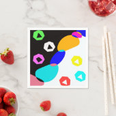 Farbige Formen Serviette (Beispiel)