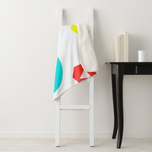 Farbige Formen Sherpadecke (Beispiel)