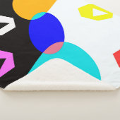 Farbige Formen Sherpadecke (3/4)