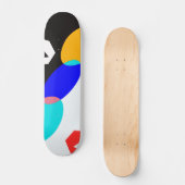 Farbige Formen Skateboard (Vorderseite)