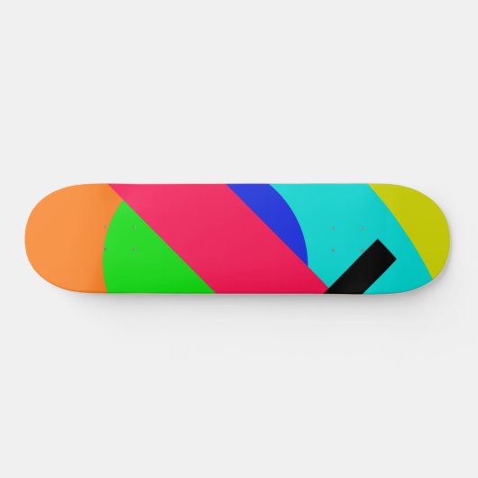 Farbige Formen Skateboard (Horizontal)