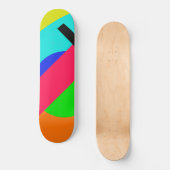 Farbige Formen Skateboard (Vorderseite)