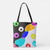 Farbige Formen Tasche (Rückseite)