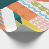 Farbige Formschöne Muster Geschenkpapier (Ecke)