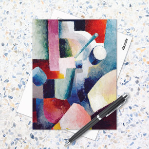 Farbige Formulare 1914 August Macke Postkarte
