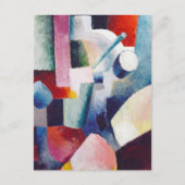 Farbige Formulare 1914 August Macke Postkarte (Vorderseite)