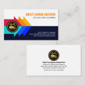 Farbige Forwarding Arrows Trucking Visitenkarte (Vorne/Hinten)