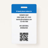 Farbige Foto-ID des Mitarbeiterlogos Rainbow-Farbe Ausweis (Rückseite)