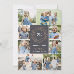 Farbige Foto-Karte für Feiertage Feiertagskarte