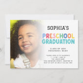 Farbige Foto-Overlay-Abschluss Einladung (Vorderseite)