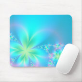 Farbige Fraktal-Blume Mousepad (Mit Mouse)