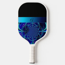 Farbige Fraktal-Monogramm-Paddel Pickleball Schläger
