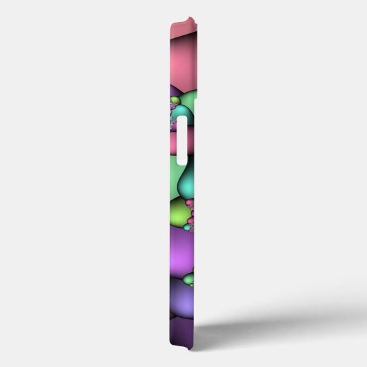 Farbige Fraktale Case-Mate iPhone Hülle (Rückseite / Rechts)