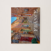 Farbige französische Hillside-Stadt Puzzle (Vertikal)