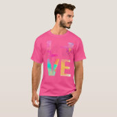 Farbige Frisbee-Golf-Mutter-Geschenke Frisbee-Golf T-Shirt (Vorne ganz)