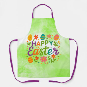 Farbige Frohe Ostern Schürze