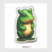 Farbige Froschkleber für Kinder und Erwachsene Aufkleber (Blatt)