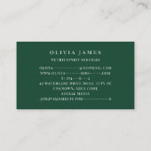 Farbige Frucht Gemüse Ernährung Diätetiker Visitenkarte (Rückseite)