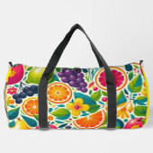 Farbige Früchte Duffle Bag (Rückseite)